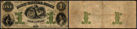 Continental-, Colonial Currency, State Issue, United States
Georgia. 1 $ Sept. 4. 1860s, 2 Signaturen. Empire State Bk, Rome – Haxby GA 250
III