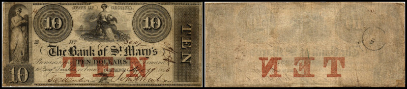 Continental-, Colonial Currency, State Issue, United States
Georgia. 10 $ 186x (...