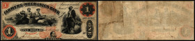 Continental-, Colonial Currency, State Issue, United States
Georgia. 1 $ 1860, 2 Signaturen. Farmers & Mechanics Bk, - Haxby 290
III-