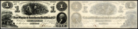 Continental-, Colonial Currency, State Issue, United States
Indiana. 1 $ Muncte 1854. Fort Wayne & Southern RailRoad Cc.
I