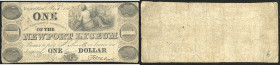Continental-, Colonial Currency, State Issue, United States
Kentucky. 1 $ May 1837, 2 Signaturen (the President & Directors). Newport Kentucky, of the...