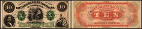 Continental-, Colonial Currency, State Issue, United States
Luisiana. 5,10 $ Branch Bk Shreveport, remainder, 1x kl. Eckfehler. Citizens Bk, - Haxby 1...