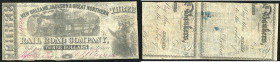 Continental-, Colonial Currency, State Issue, United States
Luisiana. 3 $ 1861, 2 Signaturen, Rs auf Geldscheinen gedruckt. New Orleans, Jackson & Gre...