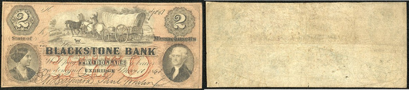Continental-, Colonial Currency, State Issue, United States
Massachusetts. 2 $ 1...