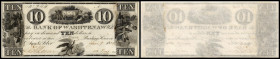 Continental-, Colonial Currency, State Issue, United States
Michigan. 10 $ 1834, 2 Signaturen. Bk of Washtenaw, Annbor, - Haxby 50/I,II
I