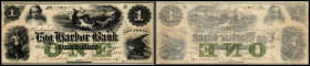 Continental-, Colonial Currency, State Issue, United States
New Jersey. 1 $ 1861, 2 Signaturen. Egg Harbor Bk, - Haxby 115
III