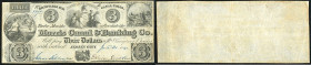 Continental-, Colonial Currency, State Issue, United States
New Jersey. 3 $ 1841, 2 Signaturen. Morris Canal & Banking Co., - Haxby 260/IB, Post Notes...
