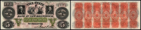 Continental-, Colonial Currency, State Issue, United States
New Jersey. 5 $ 18, 2 Signaturen. State Bk New Brunswick, - Haxby 350
I-