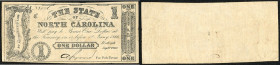 Continental-, Colonial Currency, State Issue, United States
North Carolina. 25 Cents (Rs Bond) 1, 5 $ 1862, hs. Signaturen, P-S2344,3257b,3259a. State...