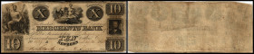 Continental-, Colonial Currency, State Issue, United States
North Carolina. 10 $ 1850s, 2 Signaturen, Df. RWH&E. Newbern, Merchantts Bk, - Haxby 45
II...