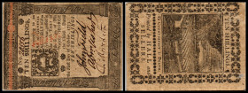 Continental-, Colonial Currency, State Issue, United States
Pennsylvania. 10 Sh. 1773, P-S2540E. Colonial
I-