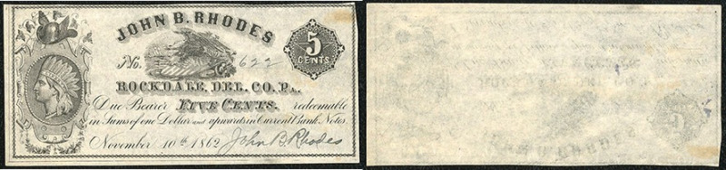 Continental-, Colonial Currency, State Issue, United States
Pennsylvania. 5 Cent...