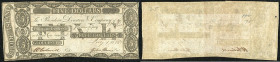 Continental-, Colonial Currency, State Issue, United States
Rhode Island. 5 $ 1818, 2 Singaturen. Cloucester, Farmers Ex. Bk - Haxby 120
III+
