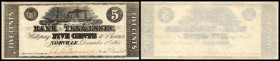 Continental-, Colonial Currency, State Issue, United States
Tennessee. 5,10,25,50 Cents 1.12,1861, B Civil War,  je 1 Signatur. Nashville, Bk of Tenne...