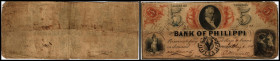 Continental-, Colonial Currency, State Issue, United States
Virginia. 5 $ 1857, 2 Signaturen. Bk of Philippi, - Haxbx 165/I/II
IV