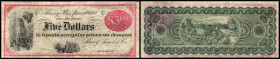 Continental-, Colonial Currency, State Issue, United States
Wisconsin. 5 $ 1888, remainder?. Sherry Wis., Lumber Co. (vor 1920 aufgelöst)
III-
