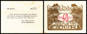 Ebenthal
Kärnten. 40,60,80h Auflg. 100 (Nr.10) Golddruck, S144/Ig. I-
