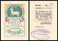 Hirschenwies
Kärnten. 20,40,60h Auflg. 100 (Nr.32) S380/Ia. I