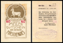 Hirschenwies
Kärnten. 20,40,60h Auflg. 100 (Nr.32) S380/Ib. I