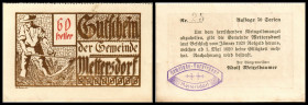 Mettersdorf
Kärnten. 20,40,60h, Auflg. 50 (Nr.25) S609/Ij. I