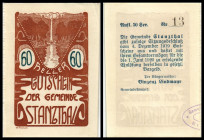 Stanzthal
Kärnten. 20,40,60h, Auflg. 50 (Nr.13) S922/IIh. I