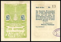 Stanzthal
Kärnten. 20,40,60h, Auflg. 50 (Nr.13) S922/IIi. I