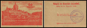Haizendorf
Niederösterreich. 10,20,50h 3x gefärbtes Papier, 1x Auflg.100, S341/IV (?). I
