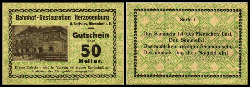 Oberndorf a.d. Ebene
Niederösterreich. Prv. A.Sottsass – Bhf.Rest. Herzogenburg,...