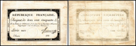Republik
Frankreich. 250 Francs 28.9.1793, P-A75. IV+