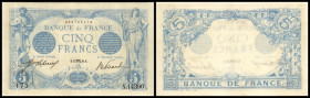 Bank de Francs
Frankreich. 5 Francs 13.10.1916, P-70. II