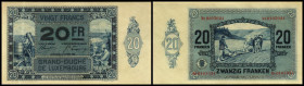 Luxemburg. 20 Francs 1.10.1929, P-37a. II
