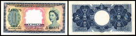Malaya & British Borneo. 1 $ 21.3.1953, Serie A/80, P-1a. II+