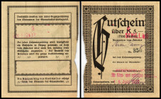 AG für Glas und optische Industrie
Schneegattern – O.Ö. (Dorf in der Gde. Lengau). 5 Schilling auf 5 K, 15.7.1926, Richter—20,1/lla, übliche Ausrisse ...