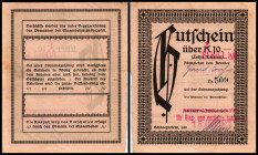 AG für Glas und optische Industrie
Schneegattern – O.Ö. (Dorf in der Gde. Lengau). 10 Schilling auf 10 K, 15.7.1926, Richter—20,1/llb-„-. II-