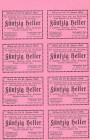 Bozen, Südtirol, Stadt. Originalbogen 16 Stück, Nov. 1918 bis 31.1.1919, zu Richter-127/Ia2. I-