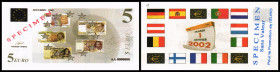 Frankreich, Serien 1-3, je 7 Stück, 5-500€ (21 Stück, nur Papierqualitäten verschieden!) Specimen, o.D.. I