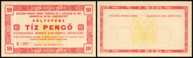 Ungarn 1944/45. Kalocsa, 10, 20 Pengö, 15,12,1944. I,II