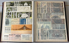 Sammlung im Album, 600 Stück ab 1919 - 1945 und nach Gebieten geordnet.. I-IV