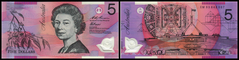 Australien, 5,10,20,50,100 $, P-51,52a,53-55b. I