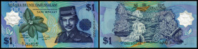 Brunei, 1,5,10,50,100 $, P-22-24(1996) 28-29 (2004). I