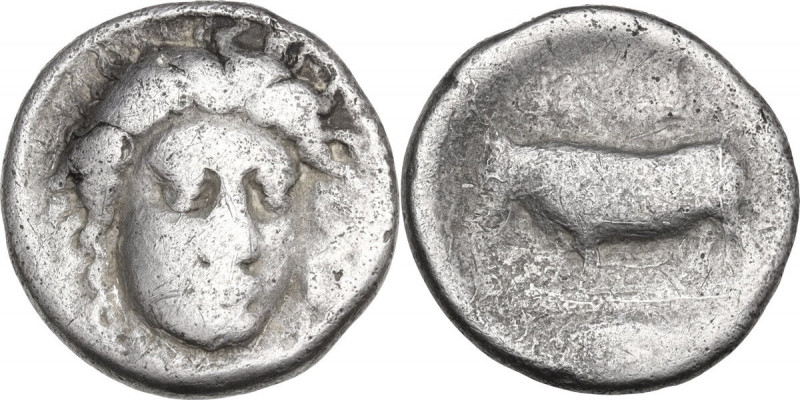 Greek Italy. Central and Southern Campania, Phistelia. AR Nomos, c. 400-390 BC. ...