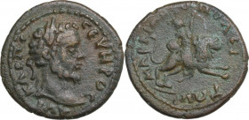 Septimius Severus (193-211). AE 20 mm, Markianopolis mint (Moesia Inferior). Obv. Laureate head right. Rev. Cybele riding on lion right. AE. 4.78 g. 2...