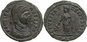 Helena, mother of Constantine I (Augusta 324-330). AE Follis, Heraclea mint, 325-326. RIC VII 79. AE. 2.71 g. 18.00 mm. From masterly engraved dies. E...