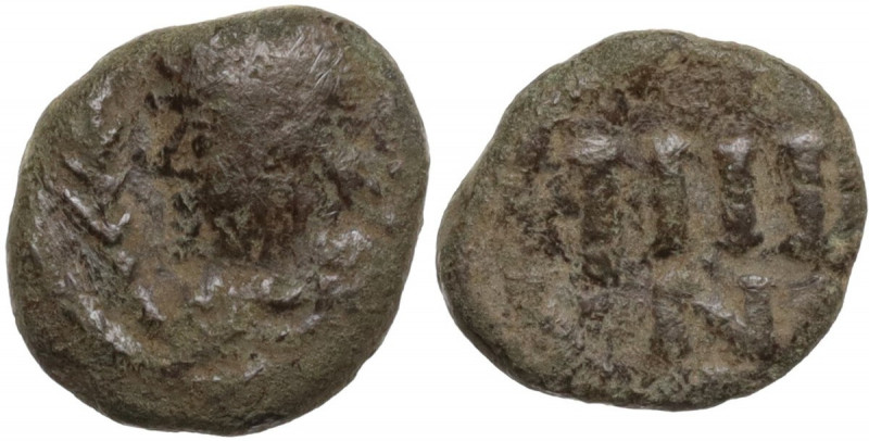 The Vandals in North Africa, Pseudo Imperial coinage. AE 4 Nummi. Municipal coin...