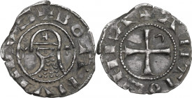 Antioch. Bohemond III, Majority (1163-1201). BI Denier. Malloy 65/71; Schl. pl. III, 5. BI. 1.07 g. 17.00 mm. VF.