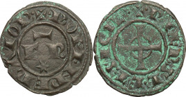 Italy. Federico II (1194-1250). BI Denar, 1247-1248, Messina mint. Sp. 143. BI. 0.94 g. 18.00 mm. VF.