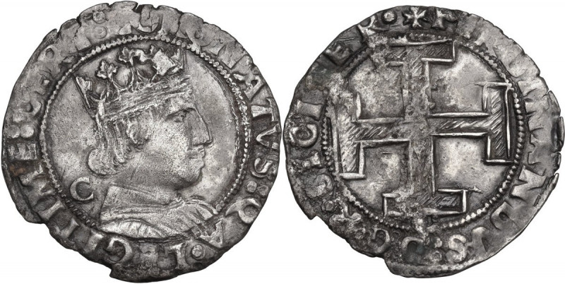 Italy. Ferdinando I d'Aragona (1458-1494). AR Coronato, Napoli mint, mint master...