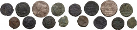 The Roman Republic. Multiple lot of eight (8) unclassified AE coins. AE.