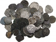Medieval. Multiple lot of eighty-three (83) unclassified AR/BI/AE coins.
