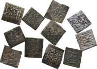 Ottoman Empire. Ahmad III (1115-1143 AH / 1703-1730 AD). Lot of eleven (11) AR Nasri, Tunis mint, different dates. AR. About VF.